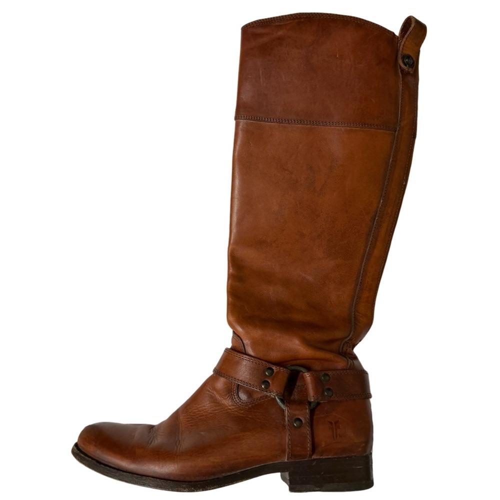 Women's Brown Leather Riding Boots